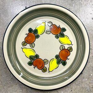Vintage Japanese Stoneware Dinner Plate